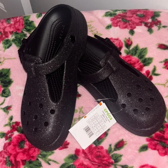 CROCS Women’s Glitter MARY JANE - Picture 1 of 7